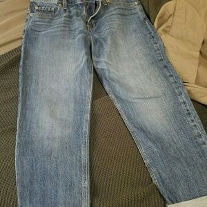 Express boyfriend Capri jeans