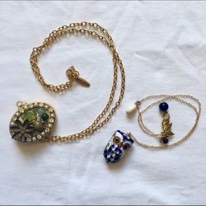 Anthropologie two nature necklaces