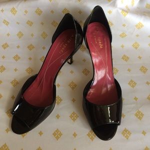 Kate Spade Black Patent Leather Shoes