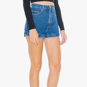 High waisted shorts