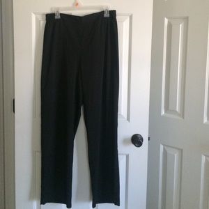 Christian Siriano black palazzo pants, L