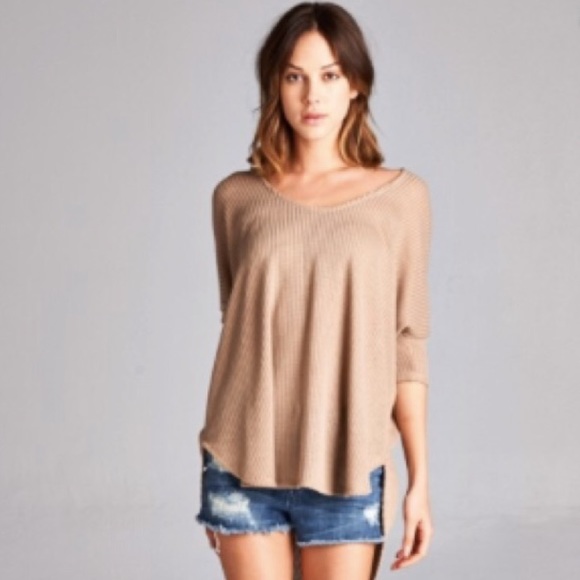 Taupe Knit Sweater - Picture 2 of 4