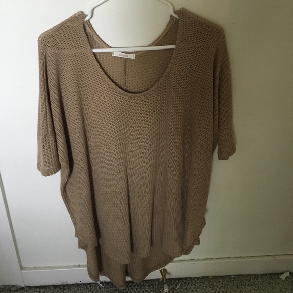 Taupe Knit Sweater - Picture 3 of 4