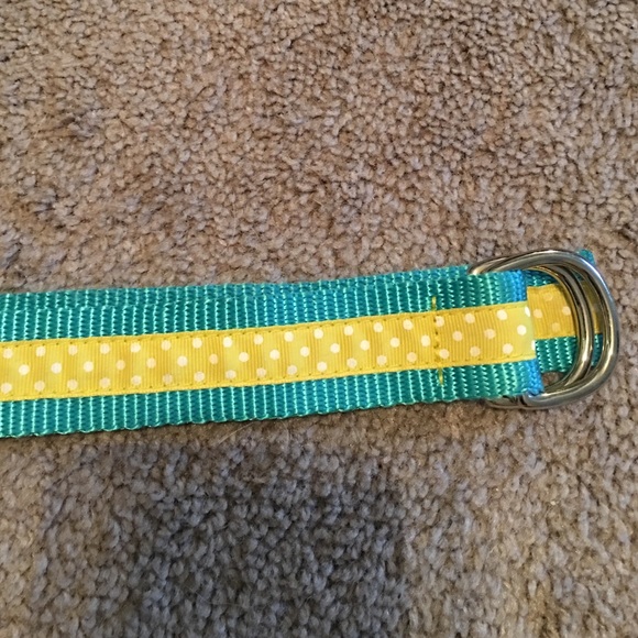 Eliza B blue and yellow belt