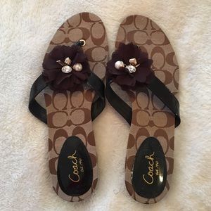 Coach Flip Flops