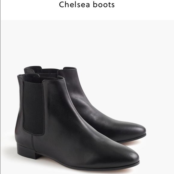 Jcrew Chelsea Leather Bootie