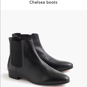 Jcrew Chelsea Leather Bootie