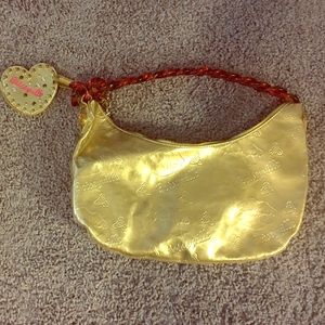 Betsyville by Betsie Johnson Gold Clutch