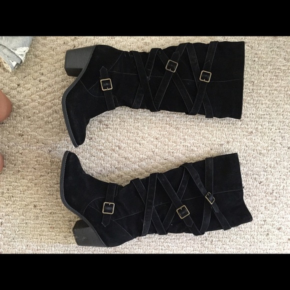 Knee High Heeled Boots