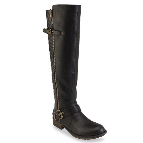 Quilted Riding Boots - Picture 2 of 4