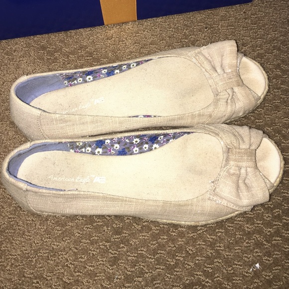 AEO slip on flats with a little sparkle