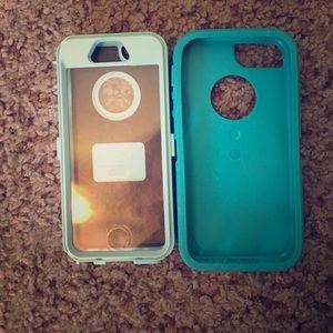 Otterbox Commander iPhone 5s turquoise case
