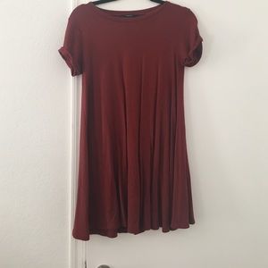 Maroon TShirt dress M