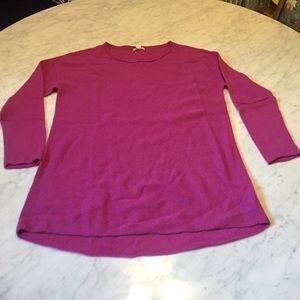 100% Cashmere Sweater Magenta