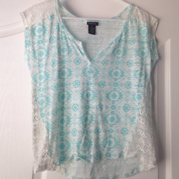 Shirt that's light blue and white