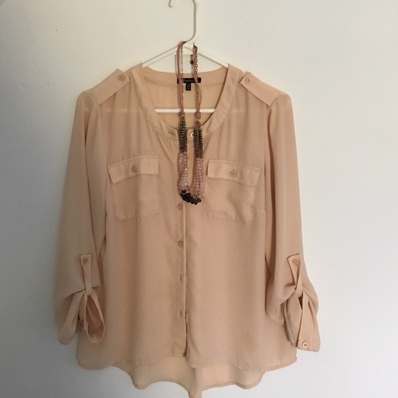 Cream colored blouse