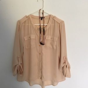 Cream colored blouse