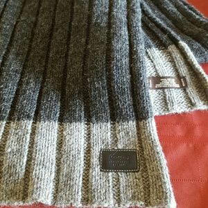 Coach 100% wool scarf