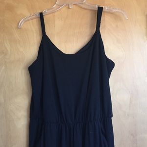 Black Jersey Jumpsuit