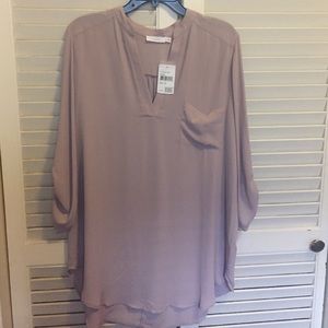 LUSH Roll Tab Sleeve Tunic