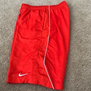 Orange Nike Basketball Shorts