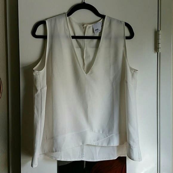 Asos Curve V Wrap Shell Top