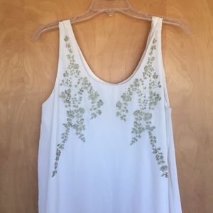 White Ya Los Angeles Chiffon Shift Dress