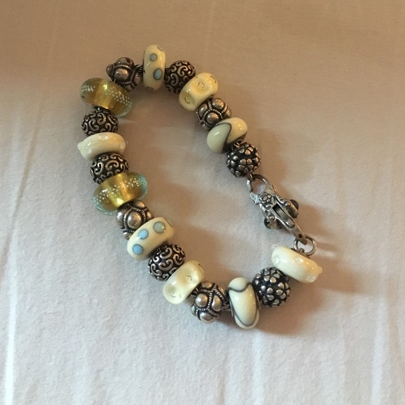Troll bracelet with pandora charms