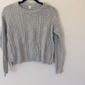 Gray Knit Sweater