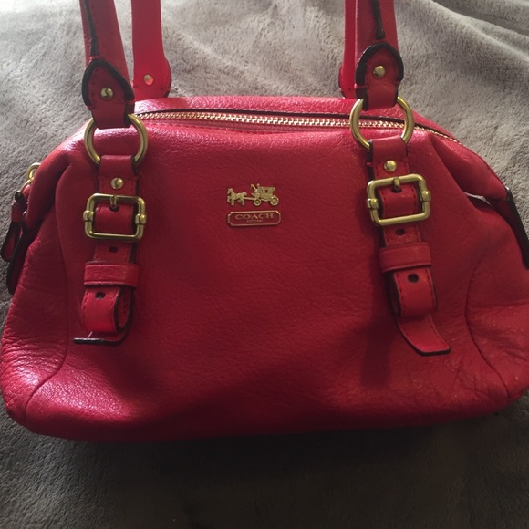 100% genuine pink coach mini bag