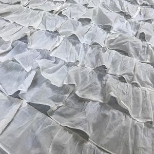 Urban Outfitters Accents Uo Ivory Waterfall Ruffle Shower