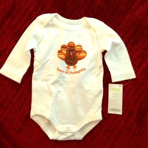 Thanksgiving onsie size 0-3 mo