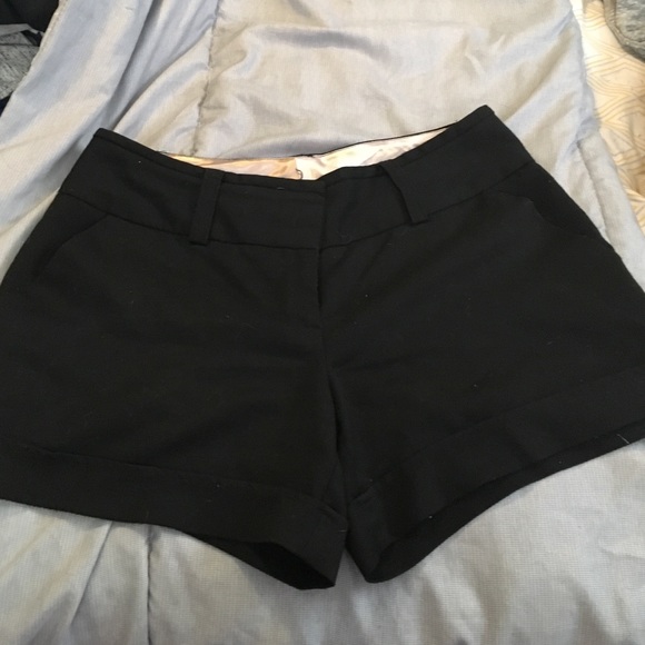 Black dress shorts