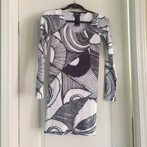 Bebe bodycon printed dress