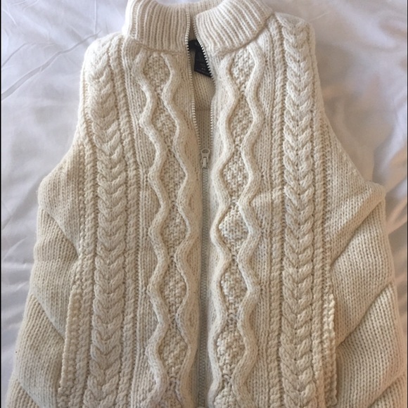 Gorgeous cream sweater vest