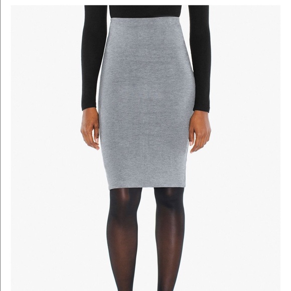 American apparel mid length pencil skirt