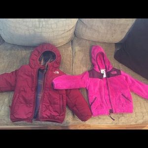 North face jackets