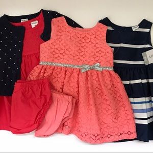 Lot of 3 Carters Dresses. Size 3 Mos