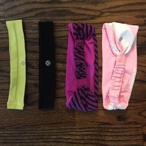 Set of 4 lululemon headbands