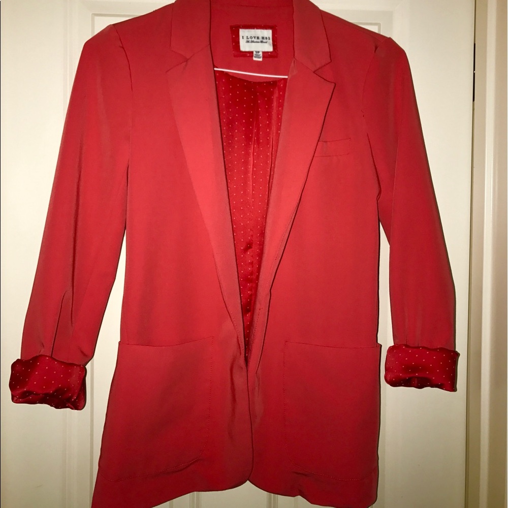 Gorgeous Coral Blazer - Picture 1 of 6