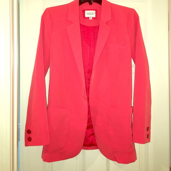 Gorgeous Coral Blazer - Picture 3 of 6