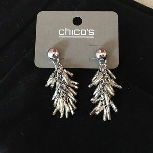 Silver earrings