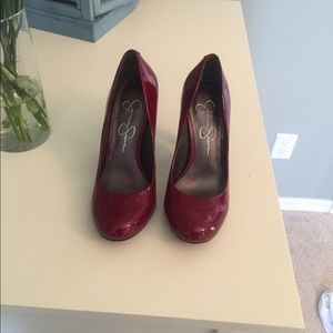 Jessica Simpson Candy Apple Red Pumps