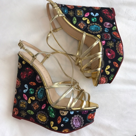 New Charlotte Olympia wedges - Picture 2 of 4