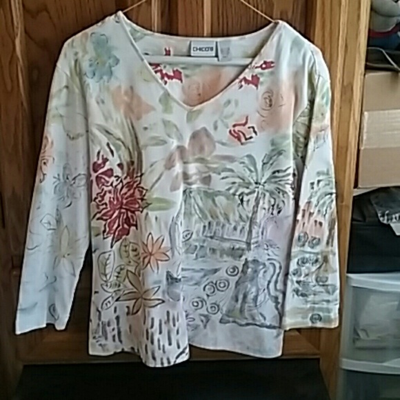 Chicos Print Top