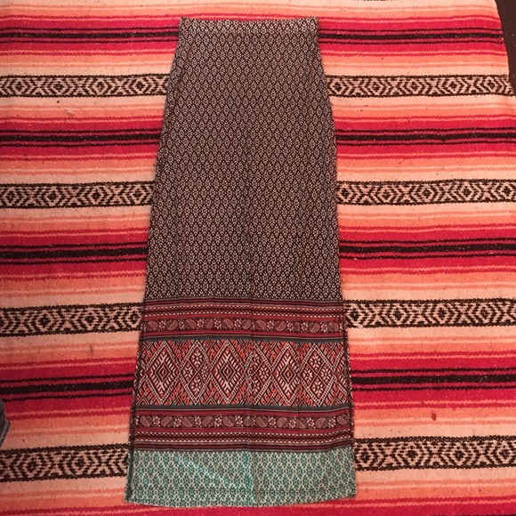 Im selling a patterned maxi skirt.