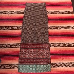 Im selling a patterned maxi skirt.