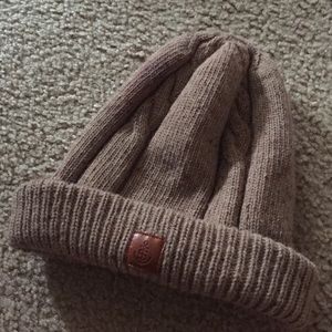 Brown handmade beanie