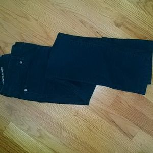 Ann Taylor Loft teal corduroys