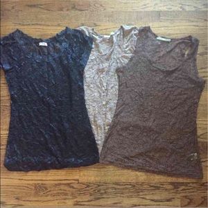 3 lace tops